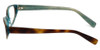 Side View of Paul Smith Designer Blue Light Block Reading Glasses PS281-DMAQ Demi Aqua 51mm N
