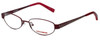 Profile View of Converse Designer Blue Light Blocking Reading Glasses Purr-Red Red 49mm 20 Power