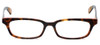Front View of Soho 100 in Tortoise Designer Blue Light Blocking Reading Glasses 48mm 20 Powers