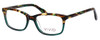 Profile View of Calabria Splash SP63 Designer Blue Light Blocking Reading Glasses in Tortoise Ne
