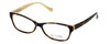 Calabria Splash Designer Blue Light Blocking Reading Glasses SP59 in Demi-Brown