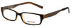 Profile View of Converse Designer Blue Light Blocking Reading Glasses Tell-Me-Brown Brown 50mm N