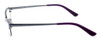 Side View of John Varvatos Designer Blue Light Blocking Reading Glasses V105 in Brown 51mm Ne