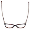 Top View of iStamp Designer Blue Light Block Reading Glasses XP601M-183 Brown 52mm 20 Powers
