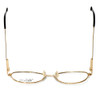 Fashion Designer Blue Light Block Reading Glasses Yale Gold-Black 52mm 20 Powers