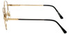 Side View of Converse Designer Blue Light Block Reading Glasses ZAP-NAVY Navy 47mm 20 Powers