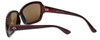 Harley-Davidson Official Designer Sunglasses HD5026S-48G in Brown Frame with Gol