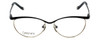 Front View of Silver Dollar Designer Progressive Blue Light Glasses Cashmere 459 Caviar 52mm