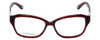 Front View of Silver Dollar Designer Progressive Blue Light Glasses Cashmere 467 Auburn 53mm