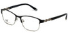 Profile View of Silver Dollar Progressive Lens Blue Light Reading Glasses CB1013 in Tuxedo 52mm