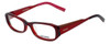 Profile View of Converse Designer Progressive Blue Light Blocking Glasses Composition Red 50mm