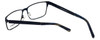 Close up View of Esquire Progressive Lens Blue Light Reading Glasses EQ8650 Navy 57mm 4 Powers