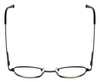 Top View of Calabria FL91 Pewter Progressive Lens Blue Light Reading Glasses 42mm 4 Powers