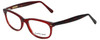 Profile View of Ernest Hemingway Progressive Len Blue Light Glasses H4673 Burgundy/Tortoise 52mm