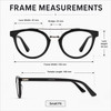 Ernest Hemingway Designer Progressive Blue Light Glasses H4804-BLK Black 47mm
