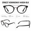Ernest Hemingway Designer Progressive Blue Light Glasses H4804-BLK Black 47mm