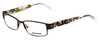 Profile View of Converse Designer Progressive Blue Light Glasses Infrared Brown 51mm 4 Powers