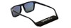 Spine Optics Designer Sunglasses SP3004-001 in Black with Grey Tint 53mm