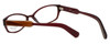 Close up View of Converse Designer Progressive Lens Blue Light Blocking Glasses Q011-Brown 50mm