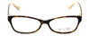 Front View of Calabria Splash Progressive Lens Blue Light Reading Glasses SP59 in Demi-Brown