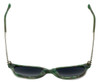 Vera Wang Designer Sunglasses Serova in Green Frame & Grey Gradient Lens 53mm