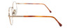 Calabria Designer Round Blue Light Filter Reading Glasses Fundamental Gold 52mm