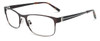 Jones New York Designer Eyeglasses J344 in Brown 56mm :: Custom Left & Right Lens