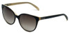 Vera Wang Designer Sunglasses V440 in Black Frame & Grey Gradient Lens 53mm