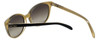 Vera Wang Designer Sunglasses V440 in Black Frame & Grey Gradient Lens 53mm