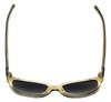 Vera Wang Designer Sunglasses V440 in Black Frame & Grey Gradient Lens 53mm