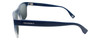 Side View of Converse H093 Unisex Rectangle Full Rim Sunglasses Matte Blue Crystal Grey 60mm
