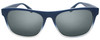 Front View of Converse H093 Unisex Rectangle Full Rim Sunglasses Matte Blue Crystal Grey 60mm