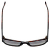 Top View of Guess GU7623 Ladies Cateye Full Rim Sunglasses Havana Tortoise/Amber Brown 57mm