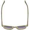 Top View of Eyebobs Bench Mark Ladies Cateye Sunglasses Brown Horn Marble Green w/Grey 46 mm