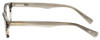 Side View of Eyebobs Bitty Witty Designer Reading Eye Glasses with Custom Left and Right Powered Lenses in Amber Brown Crystal Marble Ladies Round Full Rim Acetate 42 mm