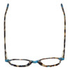 Top View of Eyebobs Cheap Therapy Designer Reading Eye Glasses with Prescription Bi-Focal Rx Lenses in Blue Brown Grey Tortoise Havana Unisex Round Full Rim Acetate 45 mm
