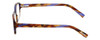 Side View of Eyebobs Hanky Panky Women Cateye Reading Glasses Tortoise Purple Brown Gold 52mm