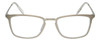 Front View of Eyebobs Jack Dandy Square Designer Reading Glasses Gun Metal Silver Crystal 51mm