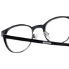 Close Up View of Eyebobs Mathlete Designer Reading Eye Glasses with Prescription Progressive Rx Lenses in Matte Gun Metal Black Unisex Round Full Rim Metal 46 mm