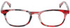Front View of Eyebobs On Board Designer Reading Eye Glasses with Prescription Progressive Rx Lenses in Black Pearl White Red Marble Tortoise Grey Unisex Round Full Rim Acetate 47 mm