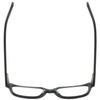 Top View of Eyebobs See C Suite Square Full Rim Designer Reading Glasses in Matte Black 51mm