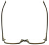 Top View of Eyebobs Size Matters Square .5-Rimless Designer Reading Glasses Gloss Black 56mm