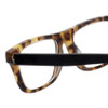 Close Up View of Eyebobs Smokin Ladies Reading Glasses MAT Blonde Tortoise Havana Brown Gold 45mm