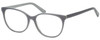 Profile View of Eyebobs Sweetie Designer Blue Light Blocking Eyeglasses in Silver Grey Ladies Cateye Full Rim Acetate 54 mm