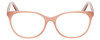 Front View of Eyebobs Sweetie Ladies Cateye Designer Reading Glasses Pink Crystal Blush 54 mm