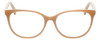 Front View of Eyebobs Sweetie Designer Reading Eye Glasses with Prescription Bi-Focal Rx Lenses in Tan Taupe Brown Ladies Cateye Full Rim Acetate 54 mm