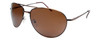 Calabria 1121 Metal Pilot Sunglasses 4 COLOR OPTIONS Lightweight Polycarbonate