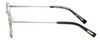 Side View of Eyebobs BFF 3173-00 Designer Progressive Lens Blue Light Blocking Eyeglasses in Silver Black Unisex Oval Full Rim Metal 46 mm