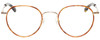 Front View of Eyebobs BFF 3173-06 Oval Designer Reading Glasses Orange Tortoise Havana Gold 46mm