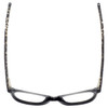 Top View of Eyebobs Florence 2746-00 Designer Bi-Focal Prescription Rx Eyeglasses in Black Crystal Ladies Cateye Full Rim Acetate 47 mm
